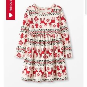 Hanna Andersson Red and White Holiday Dress